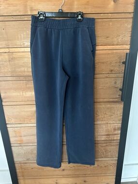 CRZ Yoga SoftAura Wide Leg Sweatpants Navy